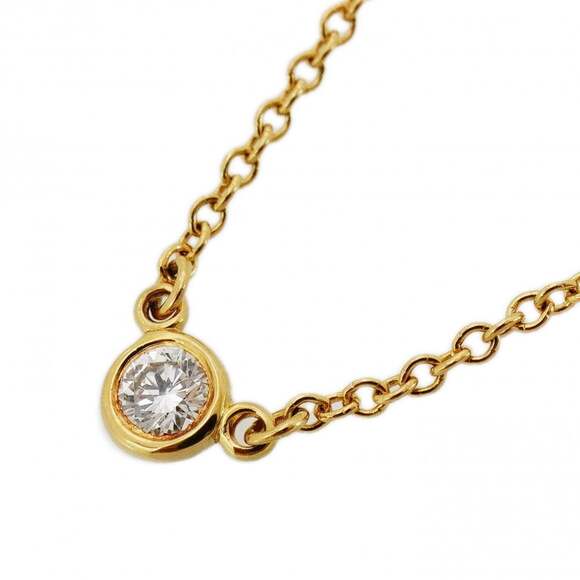 TIFFANY Jewelry - Tiffany & Co. By the Yard Necklace, 1PD (18K Yellow Gold) Diamond, Women's